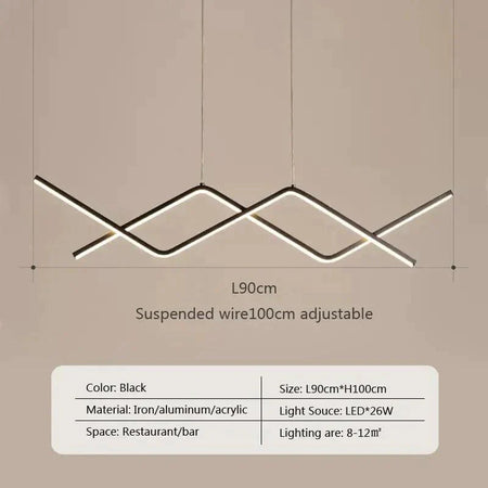 Luminaire Suspension design moderne et chic – Référence : Elowen4851-ILLUMEEN.COM