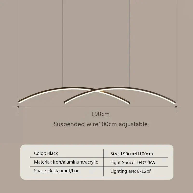 Luminaire Suspension design moderne et chic – Référence : Elowen4851-ILLUMEEN.COM