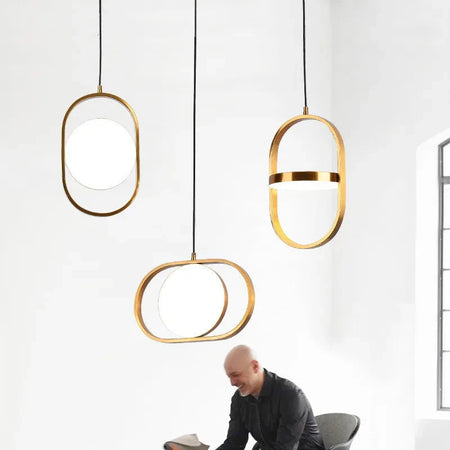 Luminaire Suspension design géométrique contemporain – Référence : Meryn5823-ILLUMEEN.COM