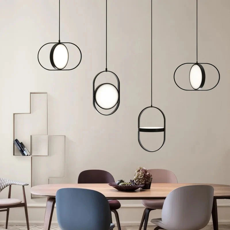 Luminaire Suspension design géométrique contemporain – Référence : Meryn5823-ILLUMEEN.COM