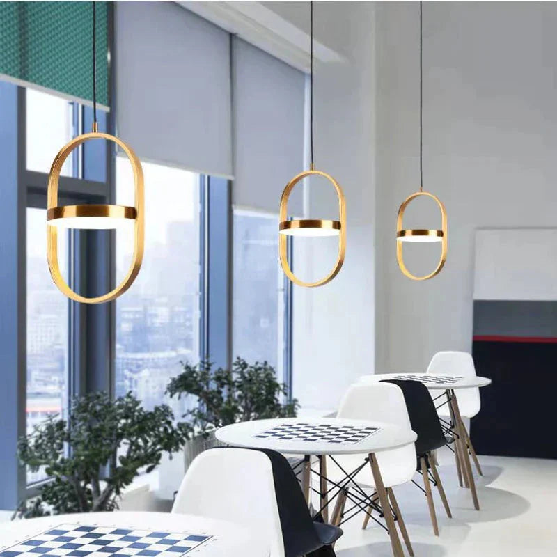 Luminaire Suspension design géométrique contemporain – Référence : Meryn5823-ILLUMEEN.COM
