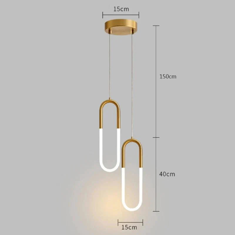 Luminaire Suspension finition en fer et silicone – Référence : Davina5642-ILLUMEEN.COM