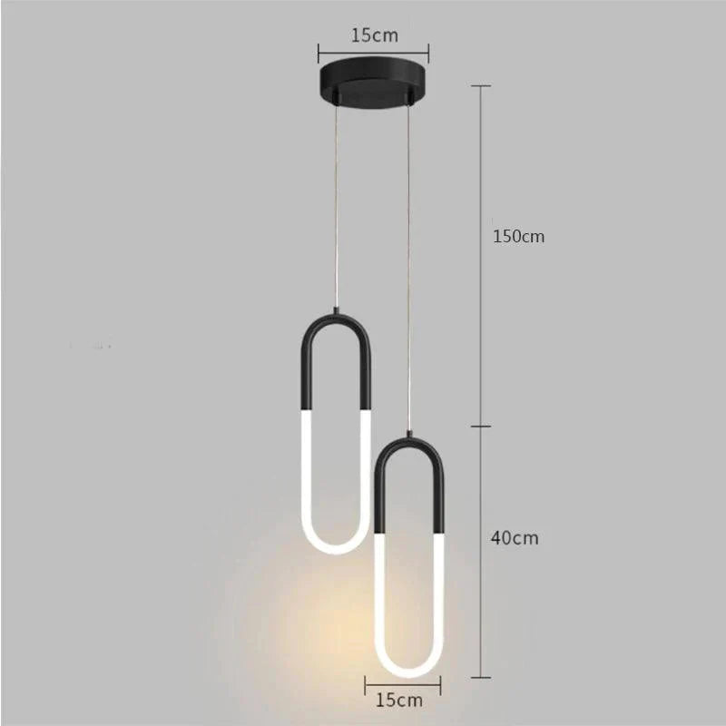 Luminaire Suspension finition en fer et silicone – Référence : Davina5642-ILLUMEEN.COM