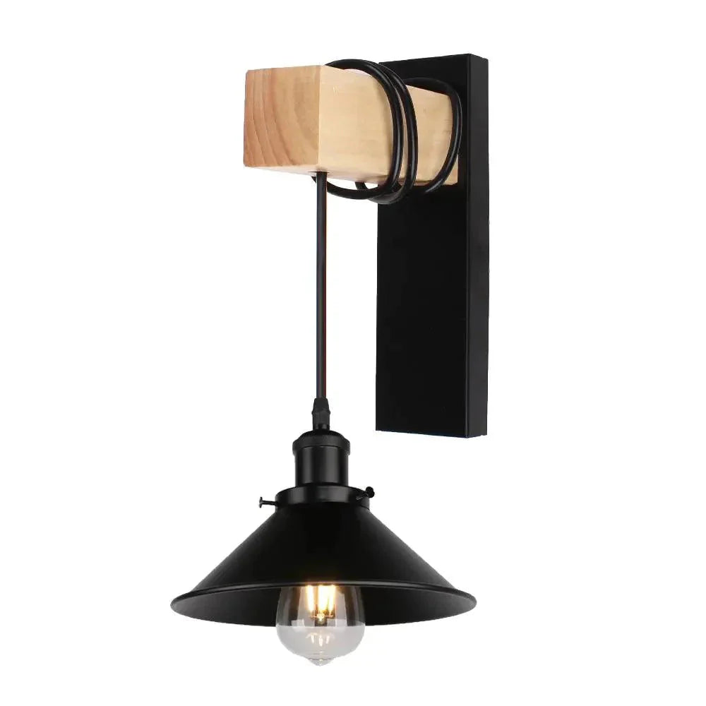 Luminaire Applique Murale style industriel noir – Référence : Maël6723-ILLUMEEN.COM