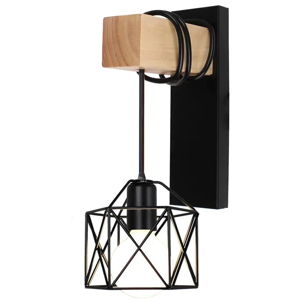 Luminaire Applique Murale style industriel noir – Référence : Maël6723-ILLUMEEN.COM