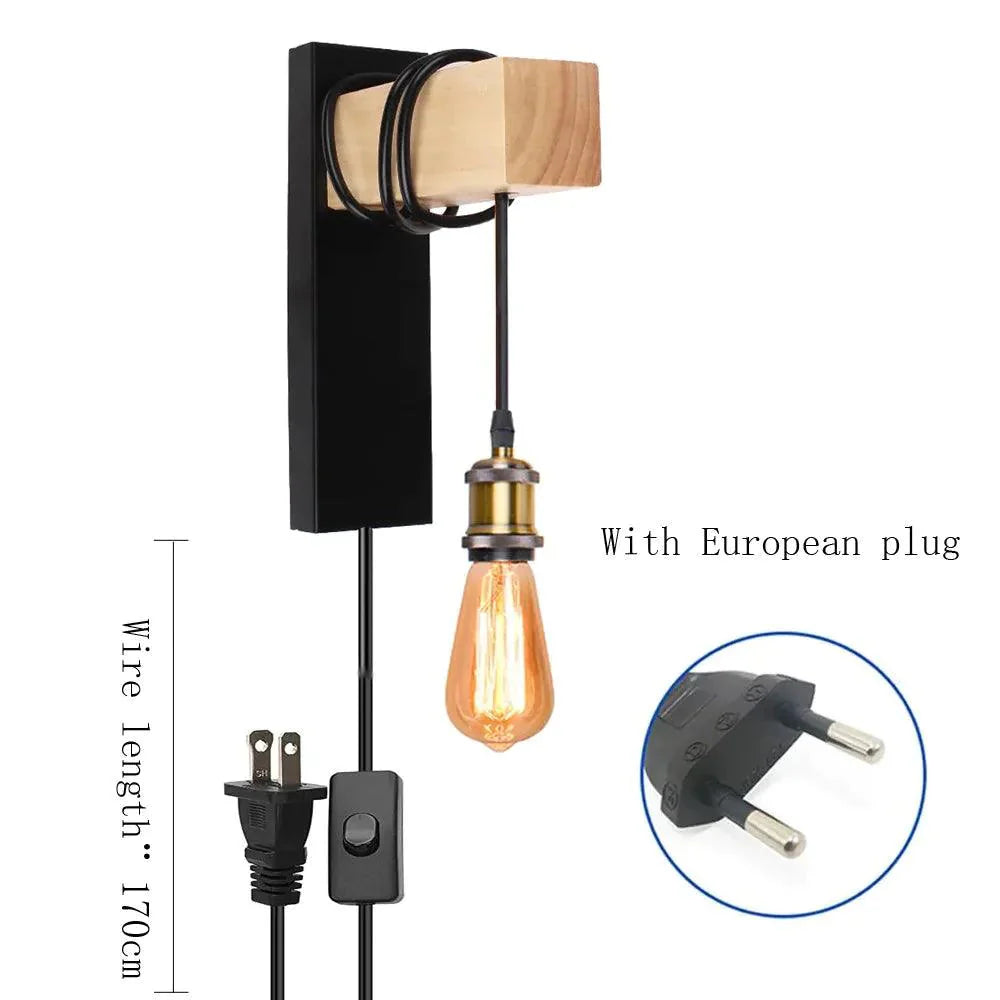 Luminaire Applique Murale style industriel noir – Référence : Maël6723-ILLUMEEN.COM