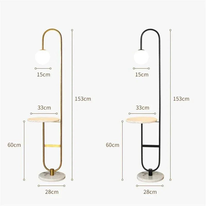 Luminaire Lampadaire design contemporain – Référence : Amélie4832-ILLUMEEN.COM