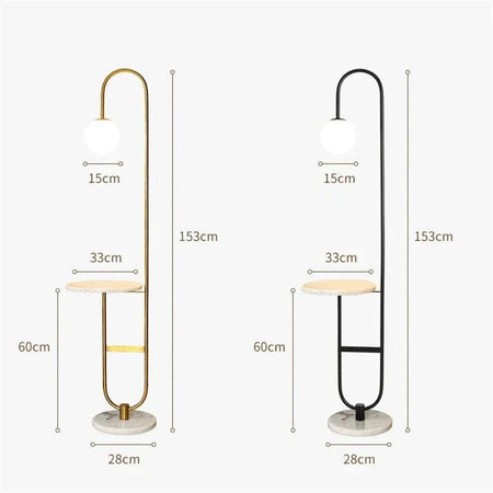 Luminaire Lampadaire design contemporain – Référence : Amélie4832-ILLUMEEN.COM