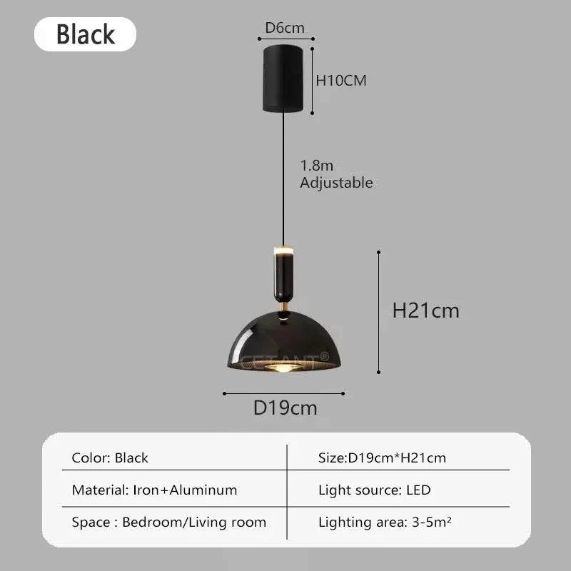 Luminaire Suspension fer nordique élégant – Référence : Myrtille4932-ILLUMEEN.COM