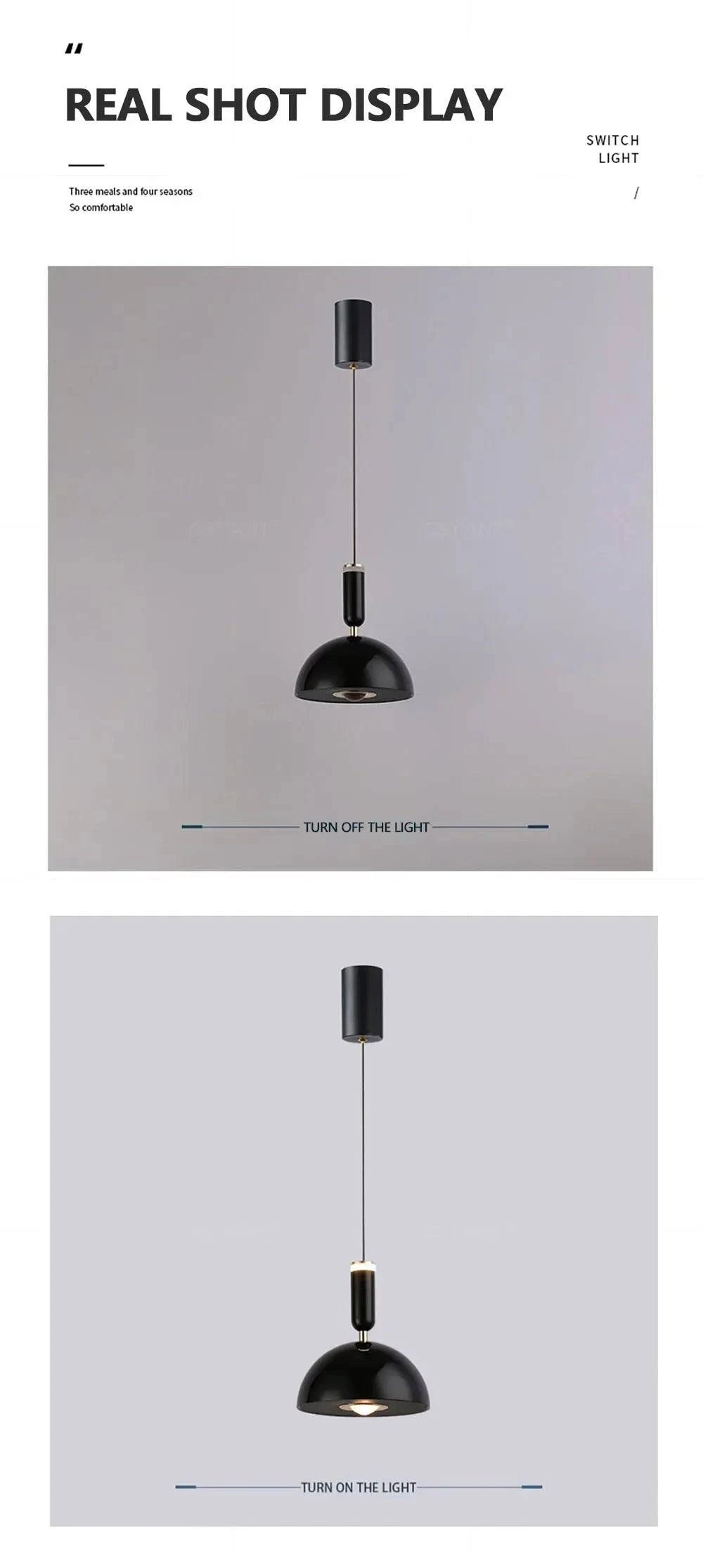 Luminaire Suspension fer nordique élégant – Référence : Myrtille4932-ILLUMEEN.COM