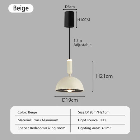Luminaire Suspension fer nordique élégant – Référence : Myrtille4932-ILLUMEEN.COM