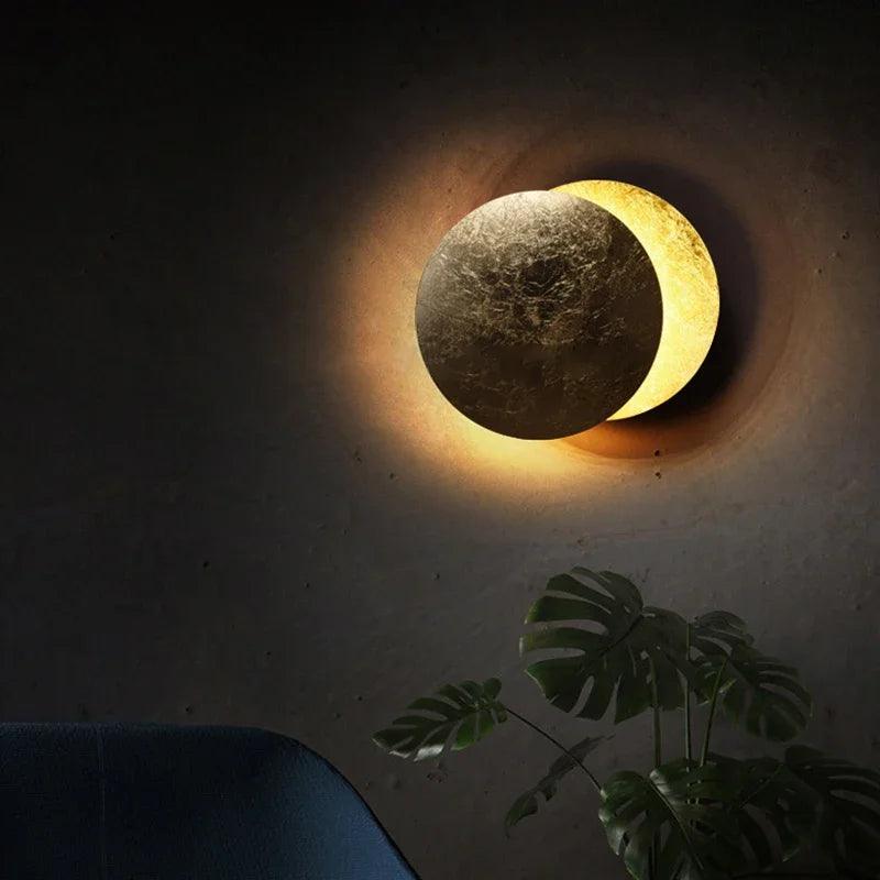 Luminaire Applique Murale forme de lune élégante – Référence : Maël3021-ILLUMEEN.COM