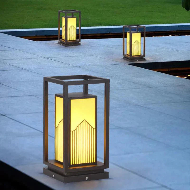 Luminaire Extérieur élégant en imitation marbre – Référence : Sacha2371-ILLUMEEN.COM