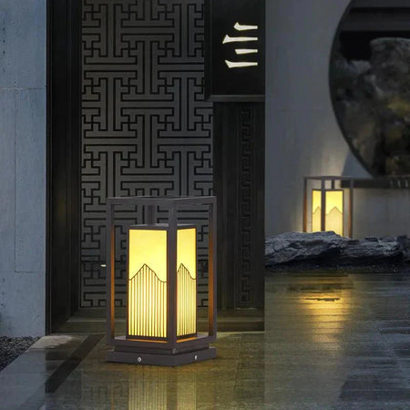 Luminaire Extérieur élégant en imitation marbre – Référence : Sacha2371-ILLUMEEN.COM