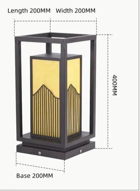 Luminaire Extérieur élégant en imitation marbre – Référence : Sacha2371-ILLUMEEN.COM