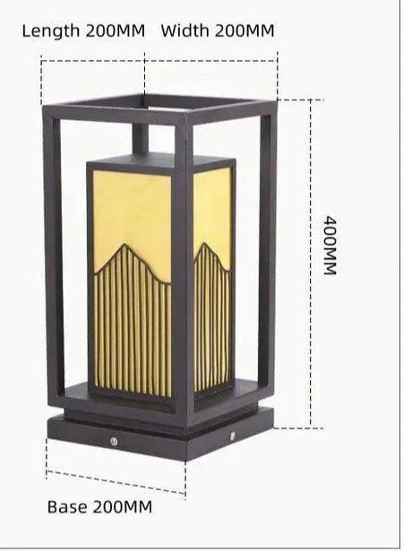Luminaire Extérieur élégant en imitation marbre – Référence : Sacha2371-ILLUMEEN.COM