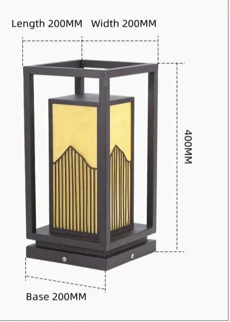 Luminaire Extérieur élégant en imitation marbre – Référence : Sacha2371-ILLUMEEN.COM
