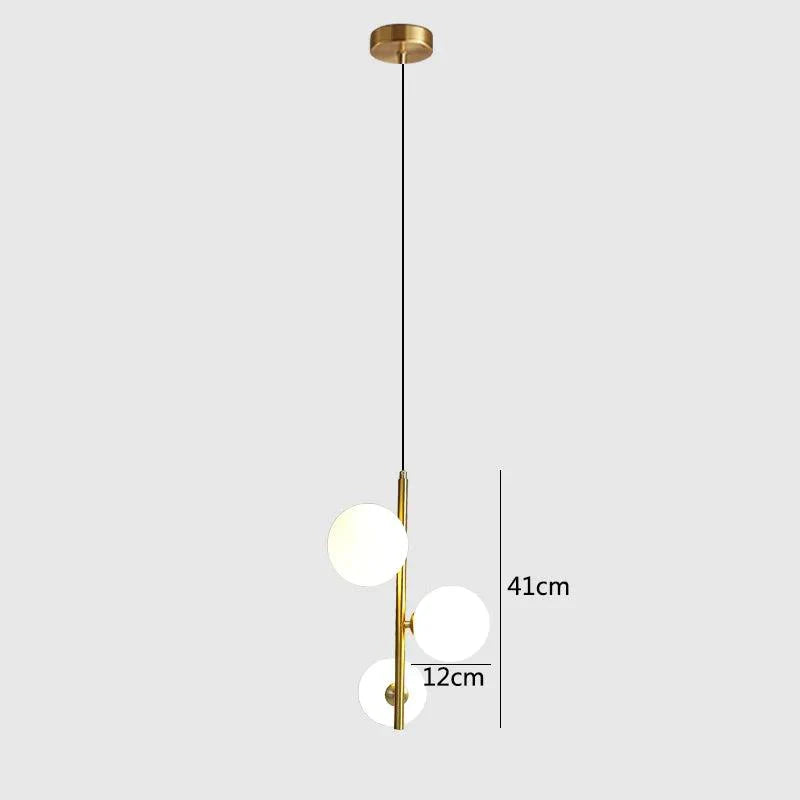Luminaire Suspension design épuré laiton – Référence : Loriane4528-ILLUMEEN.COM