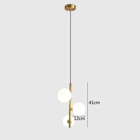 Luminaire Suspension design épuré laiton – Référence : Loriane4528-ILLUMEEN.COM