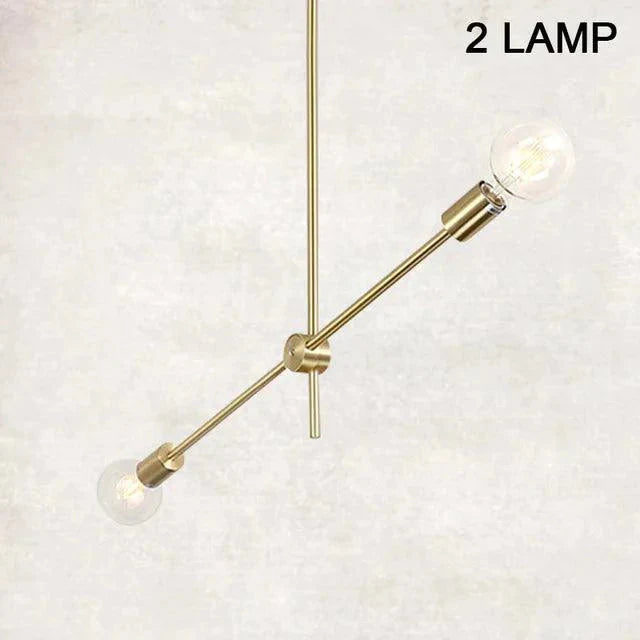 Luminaire Suspension finition laiton poli – Référence : Aveline5673-ILLUMEEN.COM