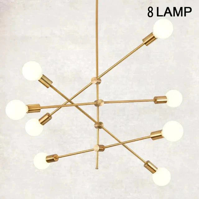 Luminaire Suspension finition laiton poli – Référence : Aveline5673-ILLUMEEN.COM