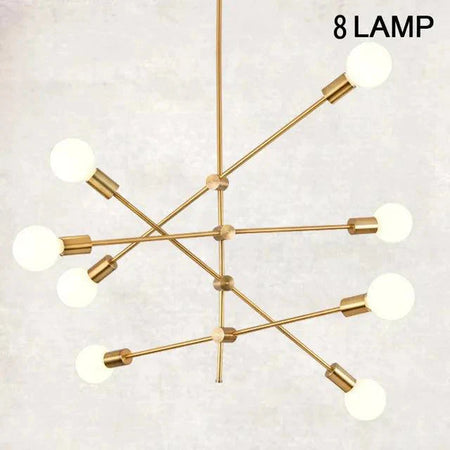 Luminaire Suspension finition laiton poli – Référence : Aveline5673-ILLUMEEN.COM