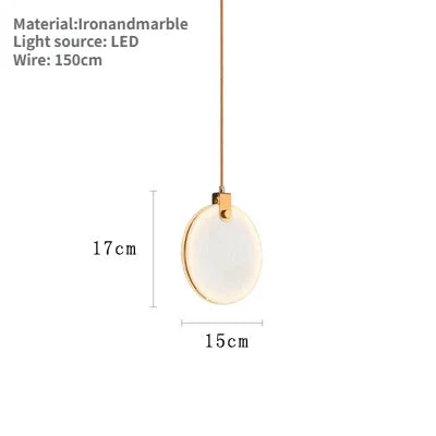 Luminaire Suspension design innovant marbré – Référence : Calixte4927-ILLUMEEN.COM