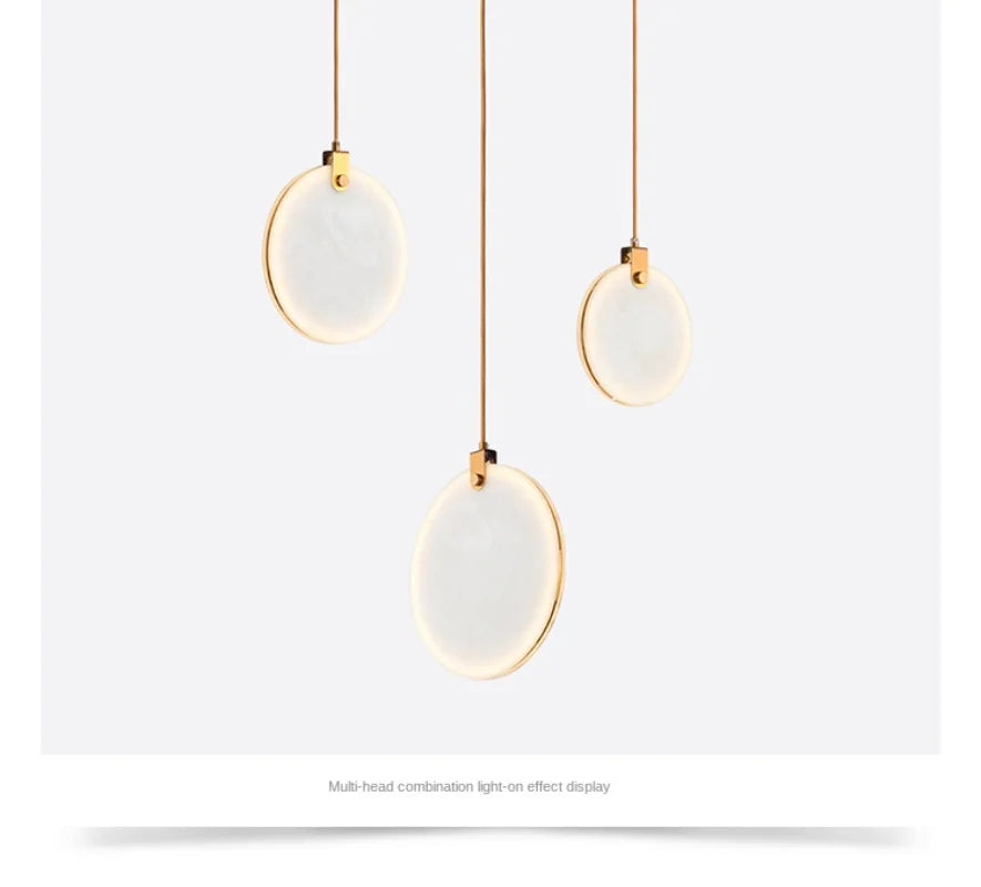 Luminaire Suspension design innovant marbré – Référence : Calixte4927-ILLUMEEN.COM