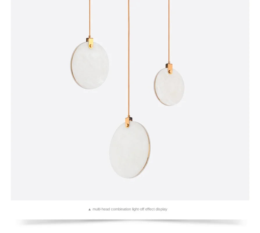 Luminaire Suspension design innovant marbré – Référence : Calixte4927-ILLUMEEN.COM