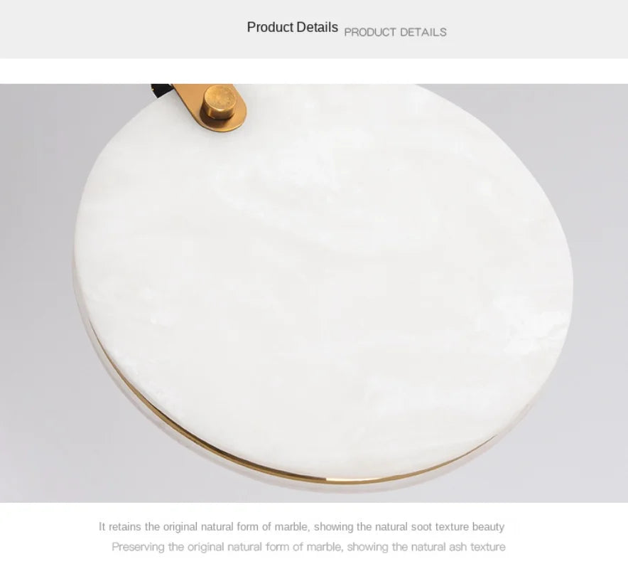 Luminaire Suspension design innovant marbré – Référence : Calixte4927-ILLUMEEN.COM