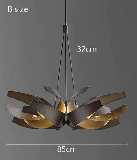 Luminaire Suspension métal tricolore moderne – Référence : Aurélie5642-ILLUMEEN.COM