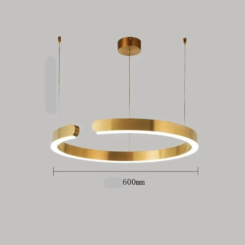 Luminaire Suspension finition cuivrée mat – Référence : Marilou4832-ILLUMEEN.COM