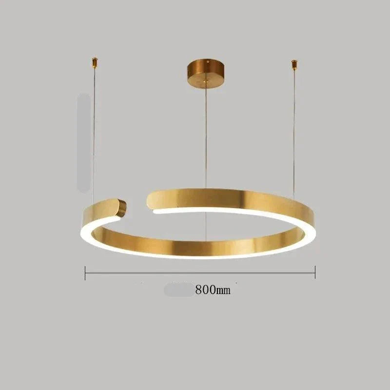 Luminaire Suspension finition cuivrée mat – Référence : Marilou4832-ILLUMEEN.COM