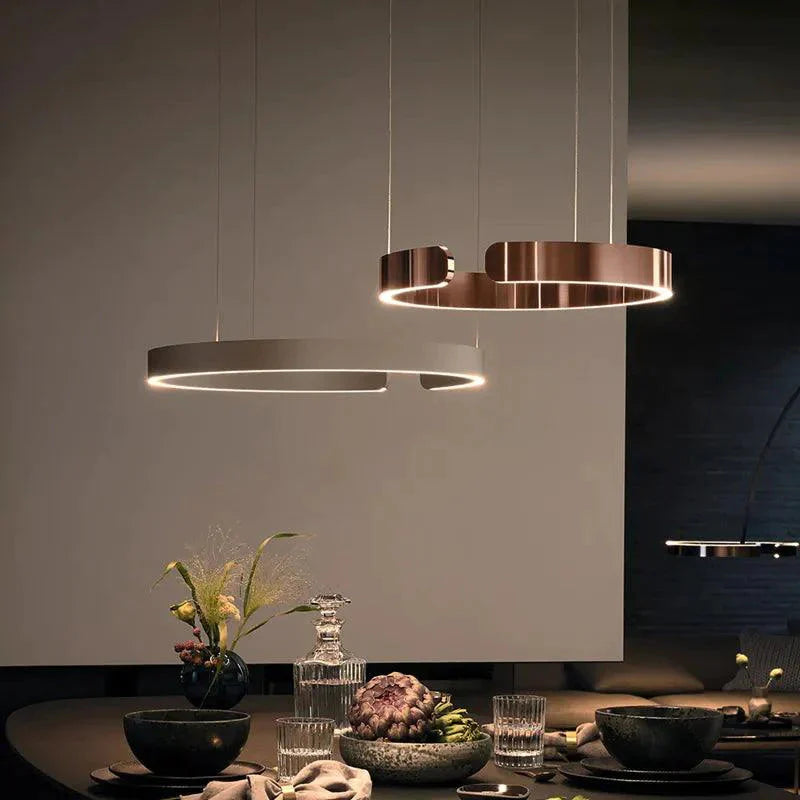 Luminaire Suspension finition cuivrée mat – Référence : Marilou4832-ILLUMEEN.COM