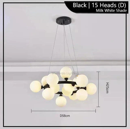 Luminaire Suspension finition brillante or – Référence : Malin6372-ILLUMEEN.COM