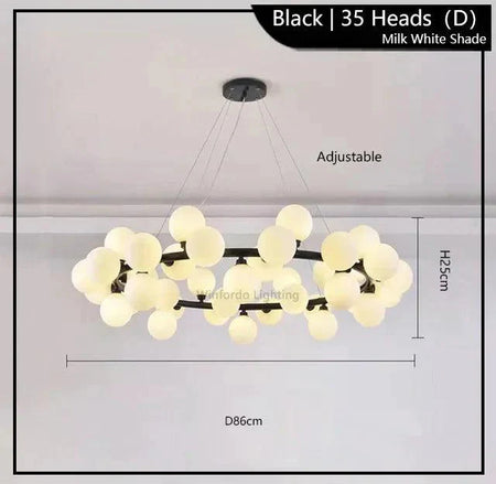 Luminaire Suspension finition brillante or – Référence : Malin6372-ILLUMEEN.COM