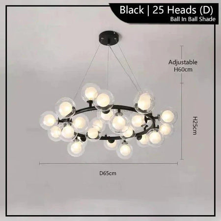 Luminaire Suspension finition brillante or – Référence : Malin6372-ILLUMEEN.COM