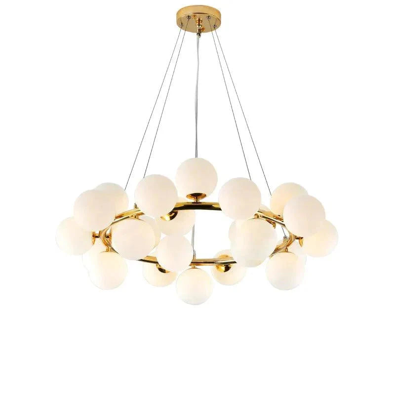 Luminaire Suspension finition brillante or – Référence : Malin6372-ILLUMEEN.COM