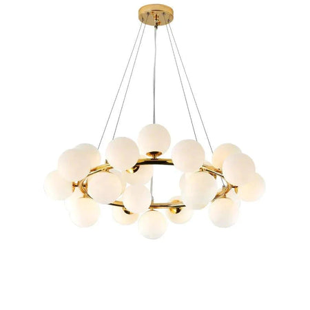 Luminaire Suspension finition brillante or – Référence : Malin6372-ILLUMEEN.COM