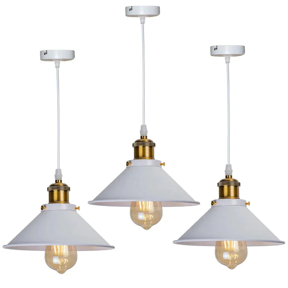 Luminaire Suspension abat-jour en métal noir – Référence : Thélio5623-ILLUMEEN.COM