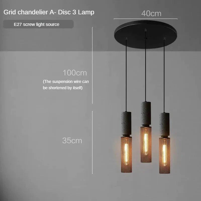 Luminaire Suspension finition mate argentée – Référence : Calixte4823-ILLUMEEN.COM