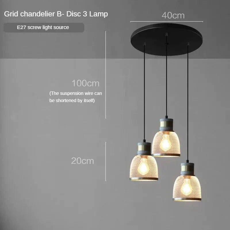 Luminaire Suspension finition mate argentée – Référence : Calixte4823-ILLUMEEN.COM