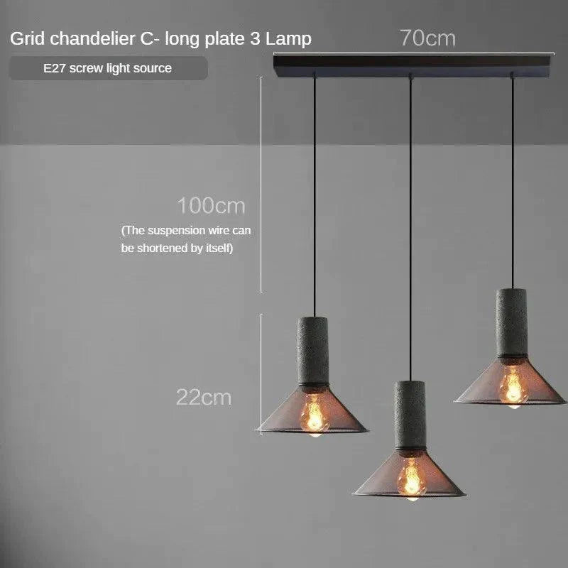 Luminaire Suspension finition mate argentée – Référence : Calixte4823-ILLUMEEN.COM