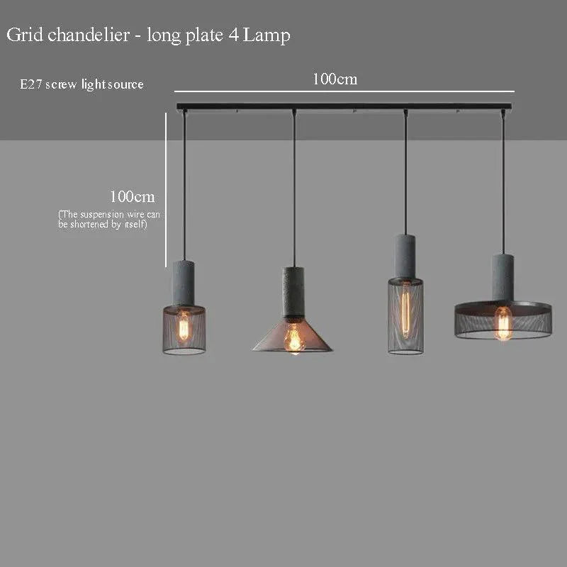Luminaire Suspension finition mate argentée – Référence : Calixte4823-ILLUMEEN.COM