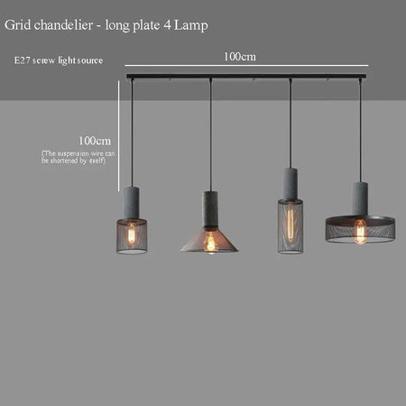 Luminaire Suspension finition mate argentée – Référence : Calixte4823-ILLUMEEN.COM