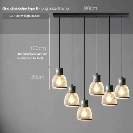 Luminaire Suspension finition mate argentée – Référence : Calixte4823-ILLUMEEN.COM