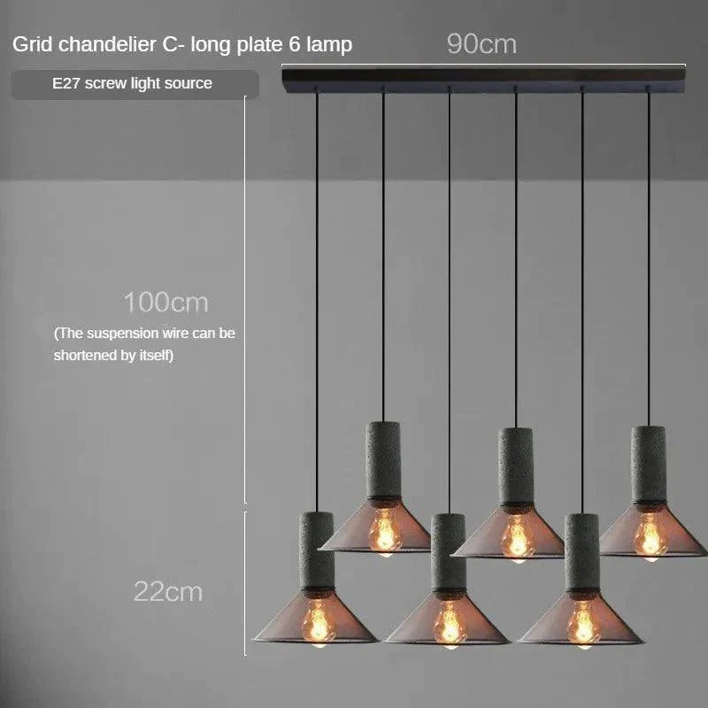 Luminaire Suspension finition mate argentée – Référence : Calixte4823-ILLUMEEN.COM