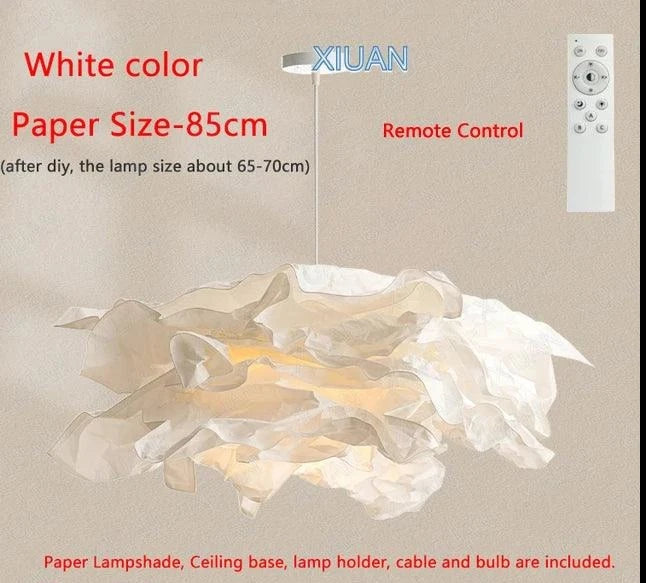 Luminaire Suspension design contemporain en papier – Référence : Nélis4723-ILLUMEEN.COM