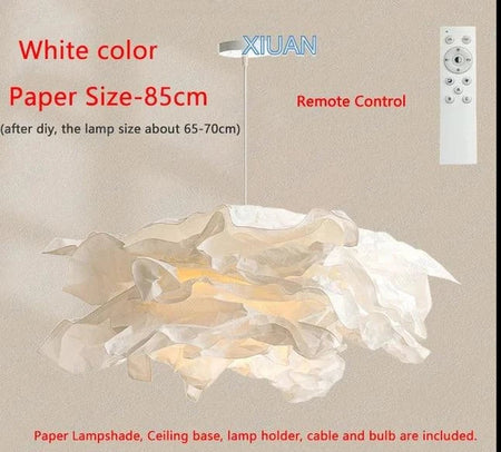 Luminaire Suspension design contemporain en papier – Référence : Nélis4723-ILLUMEEN.COM