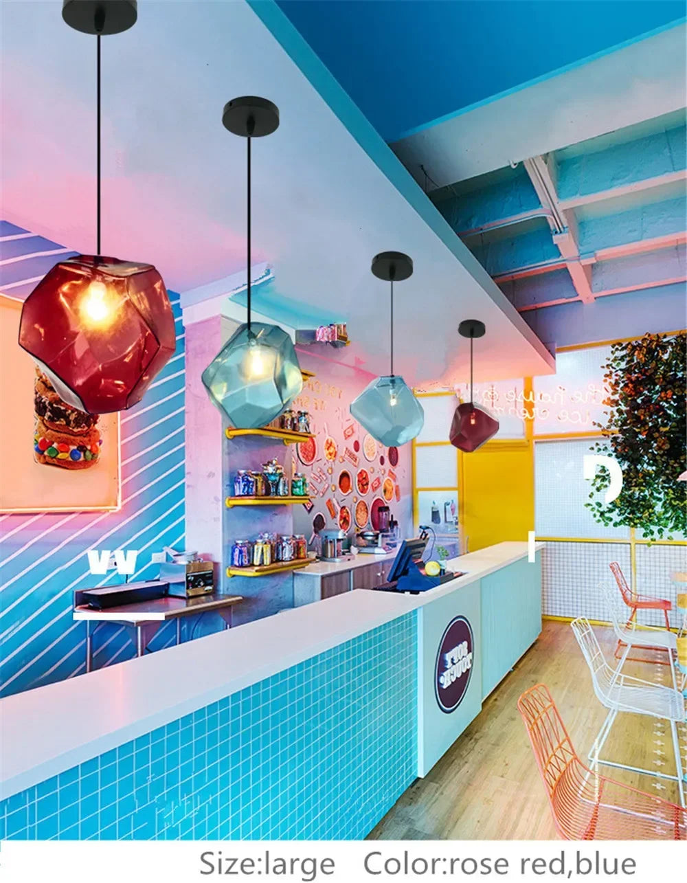 Luminaire Suspension design art déco – Référence : Halina7523-ILLUMEEN.COM